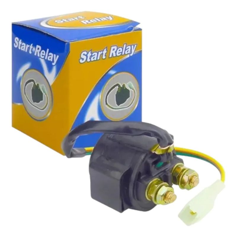 GENERICO - Chancho Solenoide De Partida Start Relay Para Moto En Caja