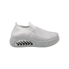 HERIEL - Zapatilla Blanca Plataforma Mujer
