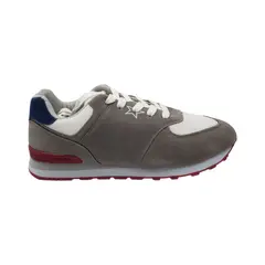 HERIEL - Zapatilla Gris Gamuza Hombre
