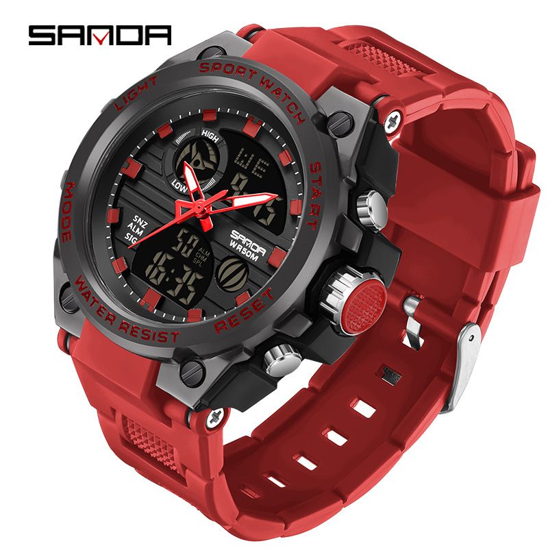 BLWOENS - Relojes masculinos de moda - Rojo
