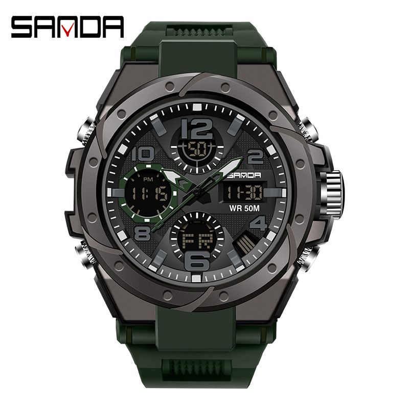 BLWOENS - Relojes masculinos de moda - Verde