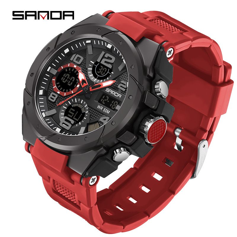 BLWOENS - Relojes masculinos de moda - Rojo