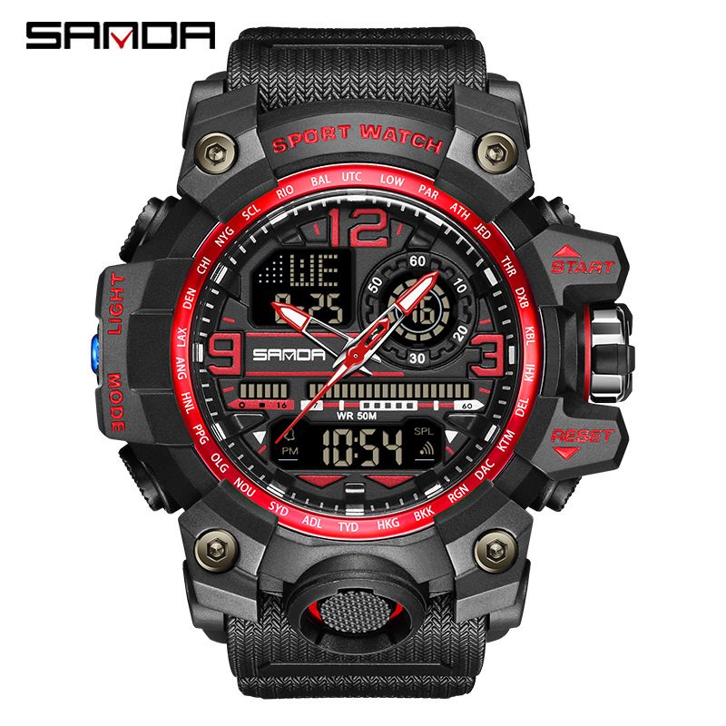 BLWOENS - Relojes masculinos de moda - Rojo