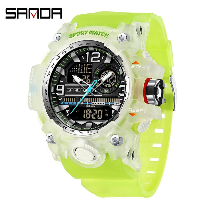 BLWOENS - Relojes masculinos de moda - Verde
