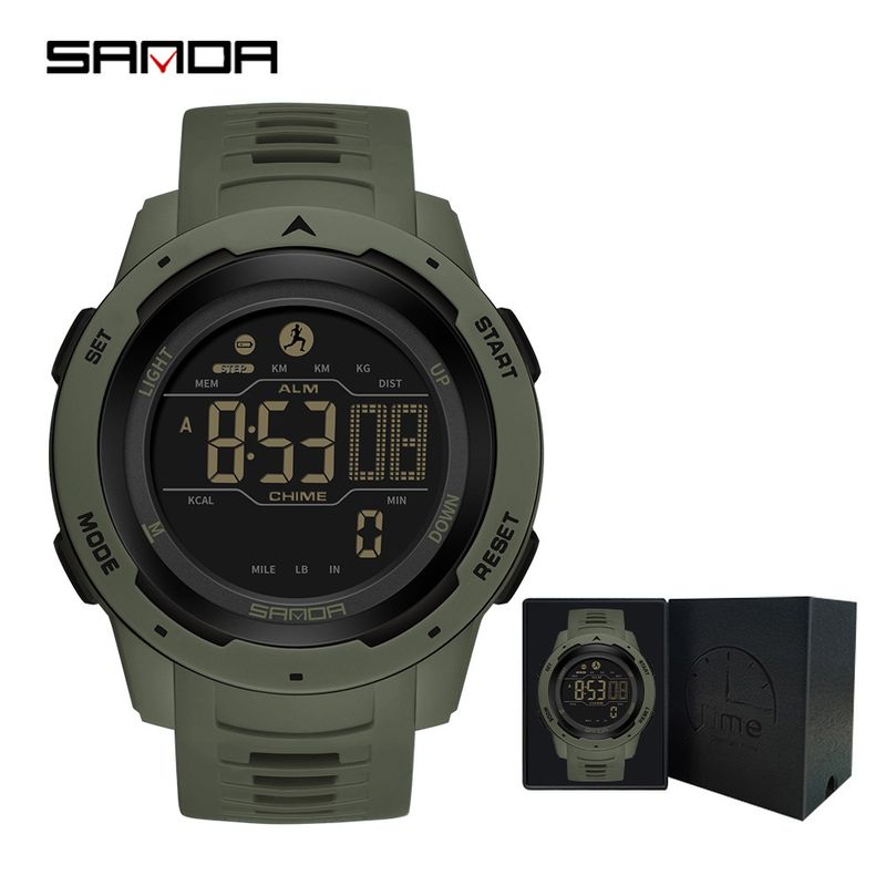 BLWOENS - Relojes masculinos de moda - Verde