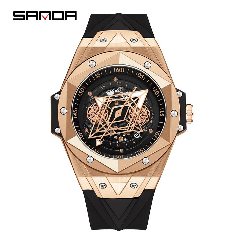 BLWOENS - Relojes masculinos de moda - Dorado