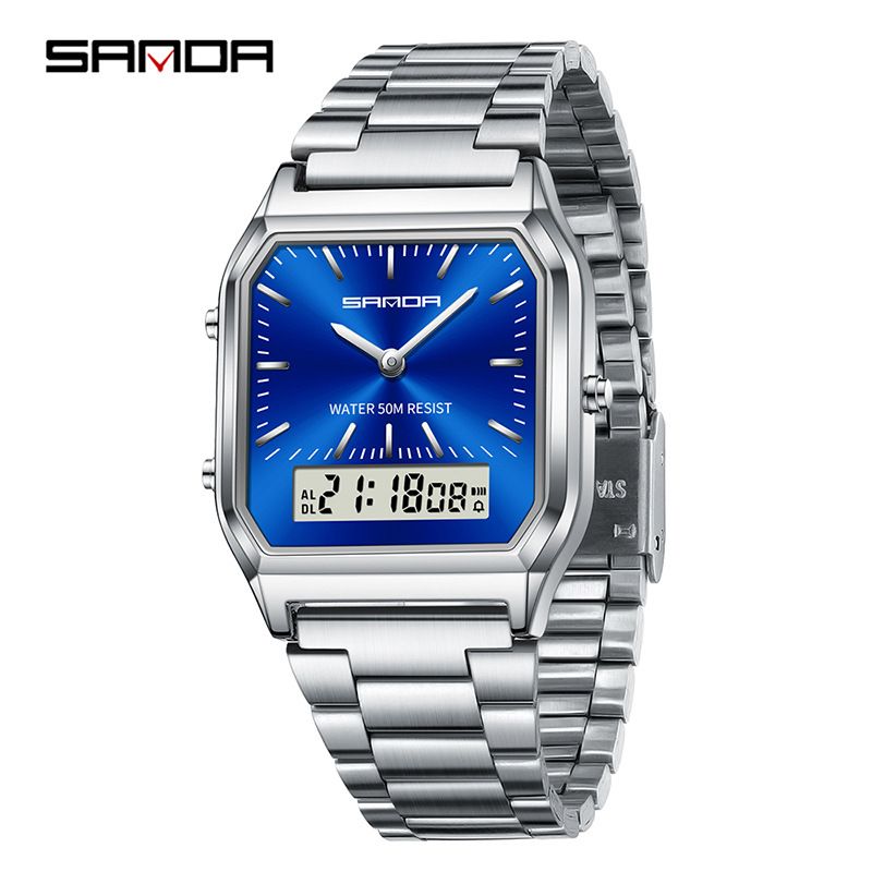BLWOENS - Relojes masculinos de moda - Azul