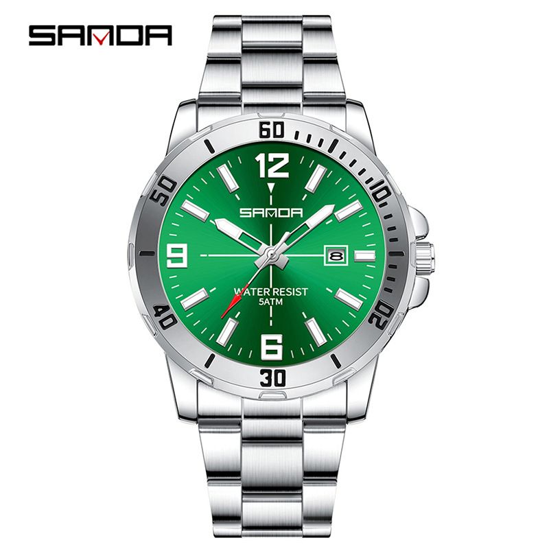 BLWOENS - Relojes masculinos de moda - Verde