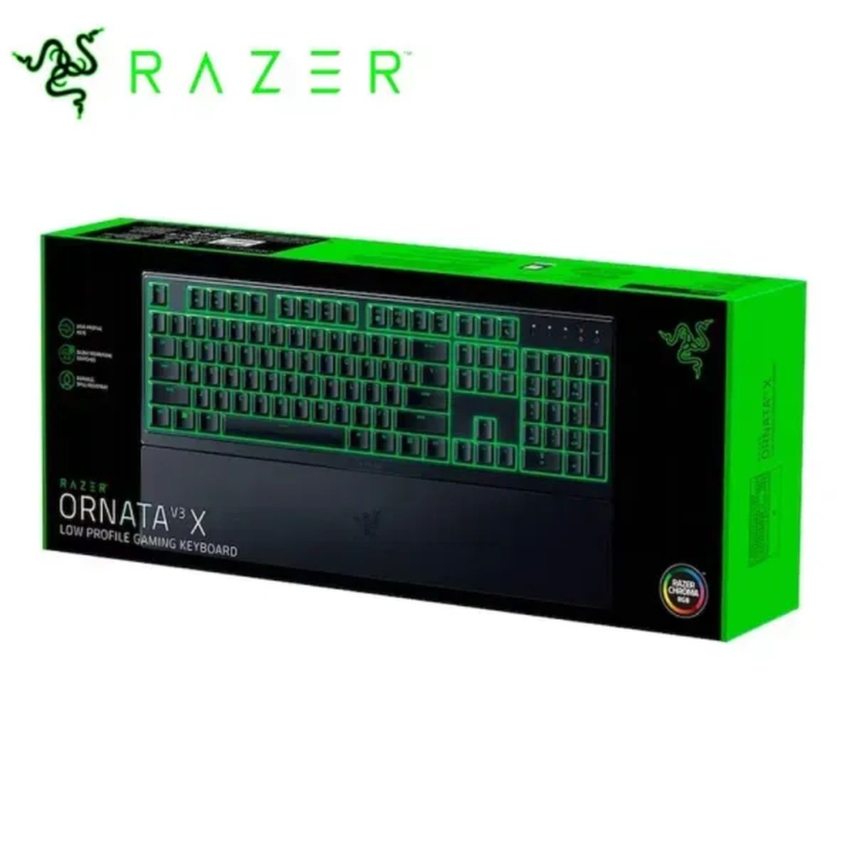 RAZER - Teclado Razer Ornata V3 X Español RGB FINO SILENCIOSO & ERGONÓMICO