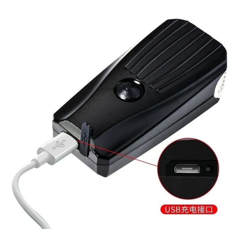 GENERICO - Luz Led De Emergencia Bicicleta Impermeable Cob Recargable