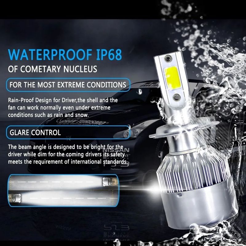 GENERICO - Ampolleta Auto Led Headlight  H7-C6