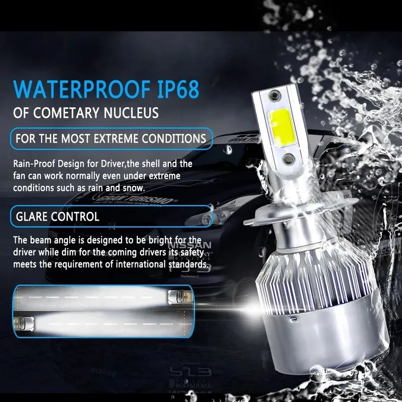 LISM - Ampolleta Auto Led Headlight   H1-C6   36W