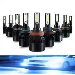 GENERICO - Ampolleta Auto Led Headlight H4-AZUL-215124