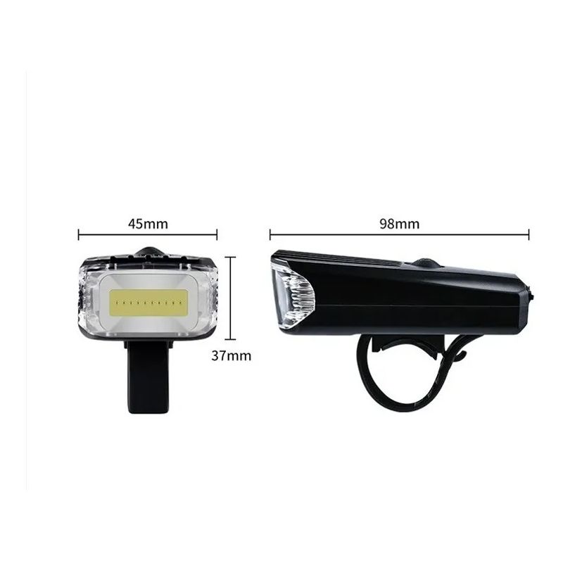 GENERICO - Luz Led Delantera Impermeable Para Bicicleta A Pilas 1000lm