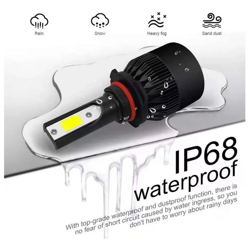 GENERICO - Ampolleta Auto Led Headlight H7-AMARILLO 215126