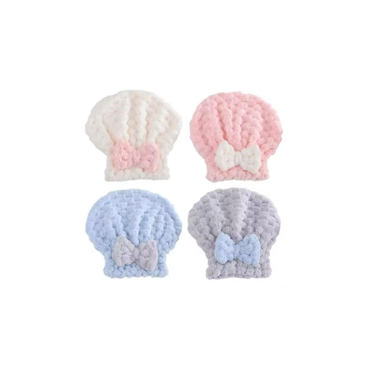 GENERICO - Gorro Toalla Microfibra Para Secar Cabello Ducha Color Variado Lisa