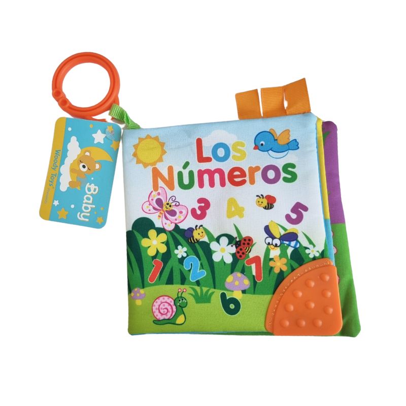 GENERICO - Libro Sensorial Tela Estimulación Visual Juguete Bebe