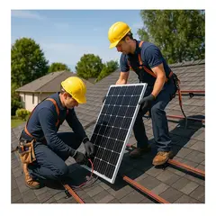 GENERICO - Panel Solar 100w 12v Celdas Monocristalino