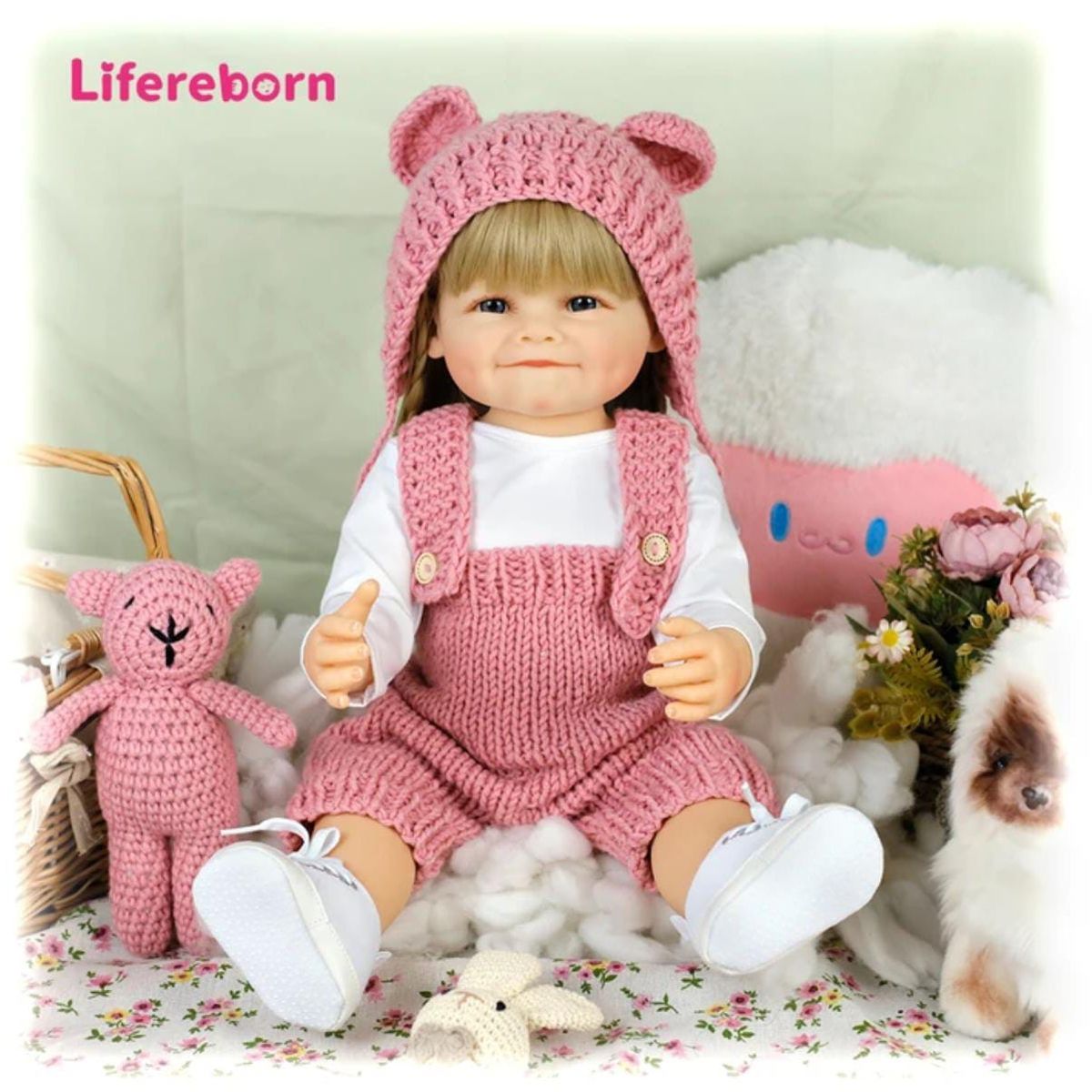 GENERICO - Muñeca Bebé Reborn Realista De Silicona 55 cm