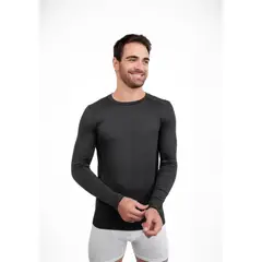 KAYSER - CAMISETA MANGA LARGA MICROFIBRA 4020-NEG - Negro