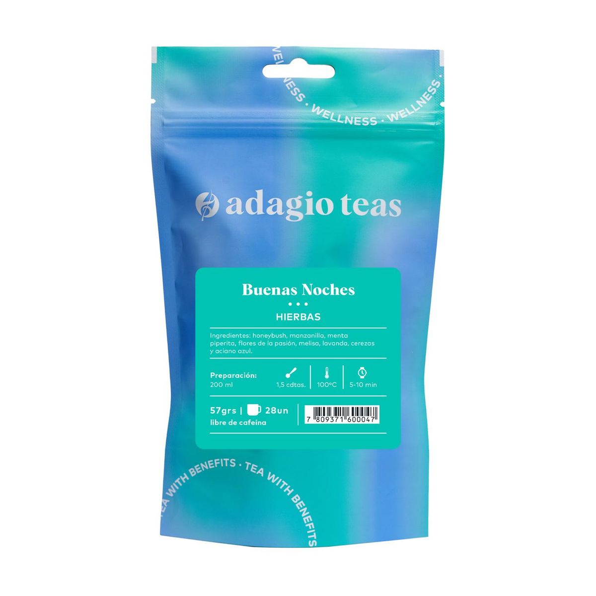 ADAGIO TEAS - Té Buenas Noches 57 gr - Azul - Azul