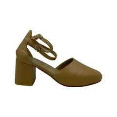 HERIEL - Zapato Beige Bajo Mujer