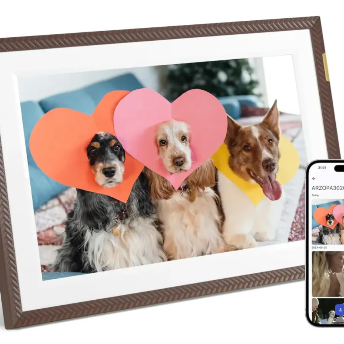 ARZOPA - Marco De Foto Digital Inteligente 10.1''- 32 Gb (d10)