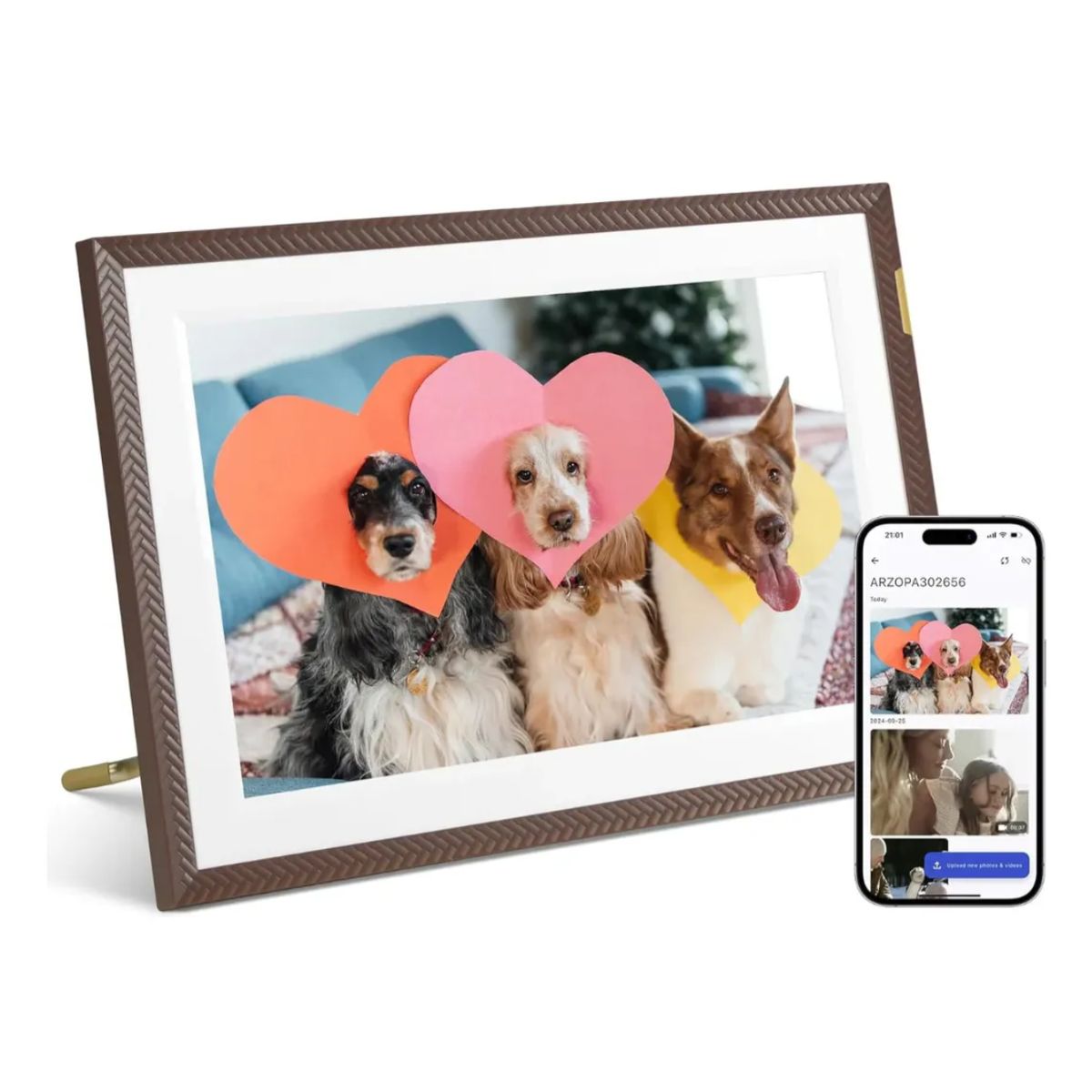 ARZOPA - Marco De Foto Digital Inteligente 10.1''- 32 Gb (d10)