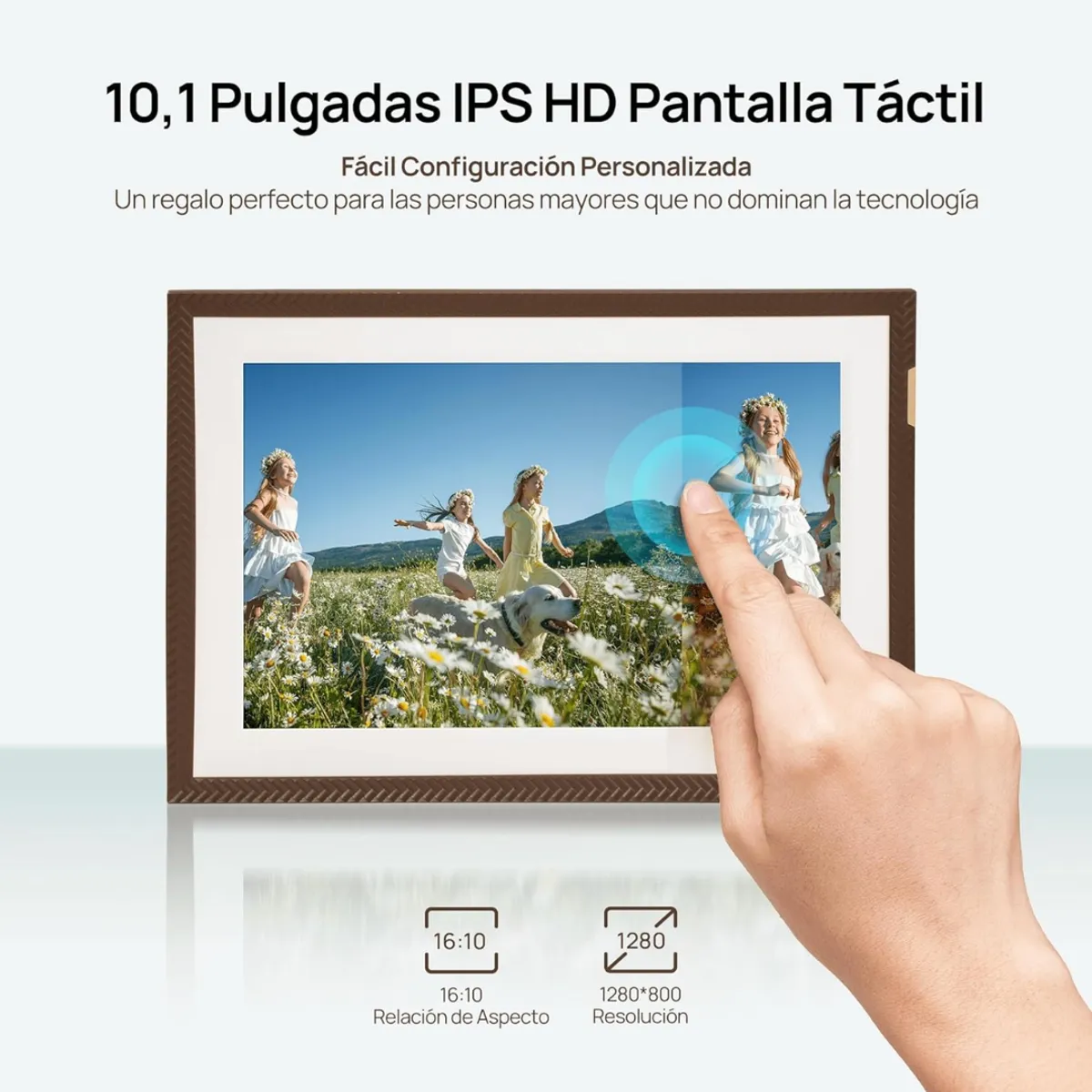 ARZOPA - Marco De Foto Digital Inteligente 10.1''- 32 Gb (d10)