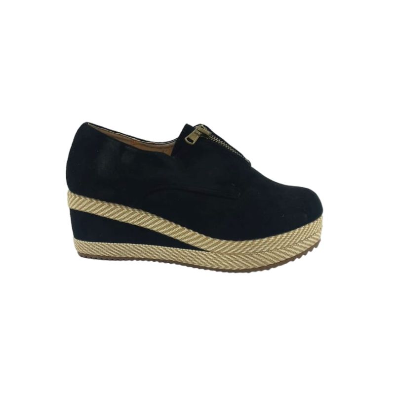 HERIEL - Zapato Panchita Negro Mujer