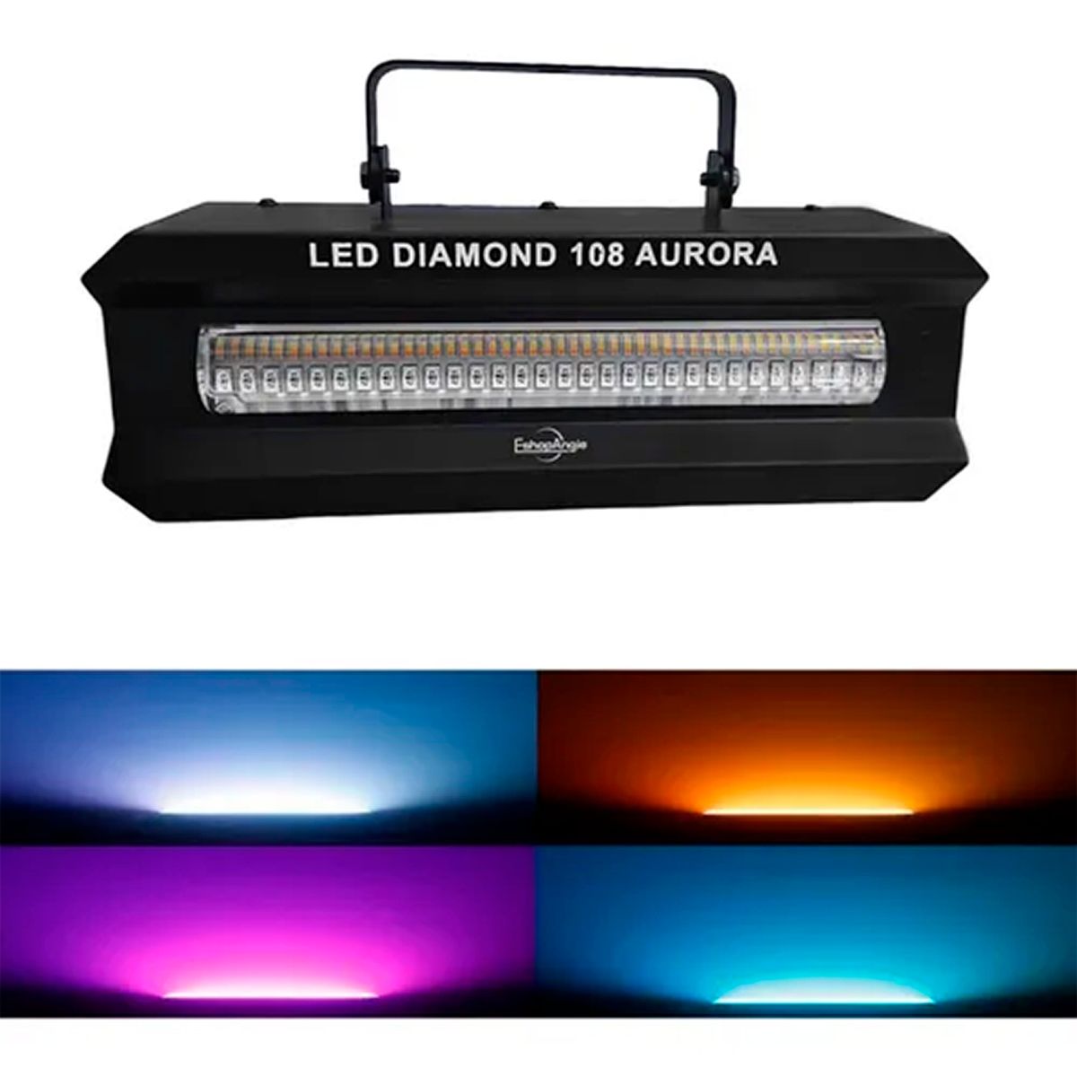 ESHOPANGIE - Luz Dmx Estroboscópica Led 130w Diamond 108 Led Discoteca