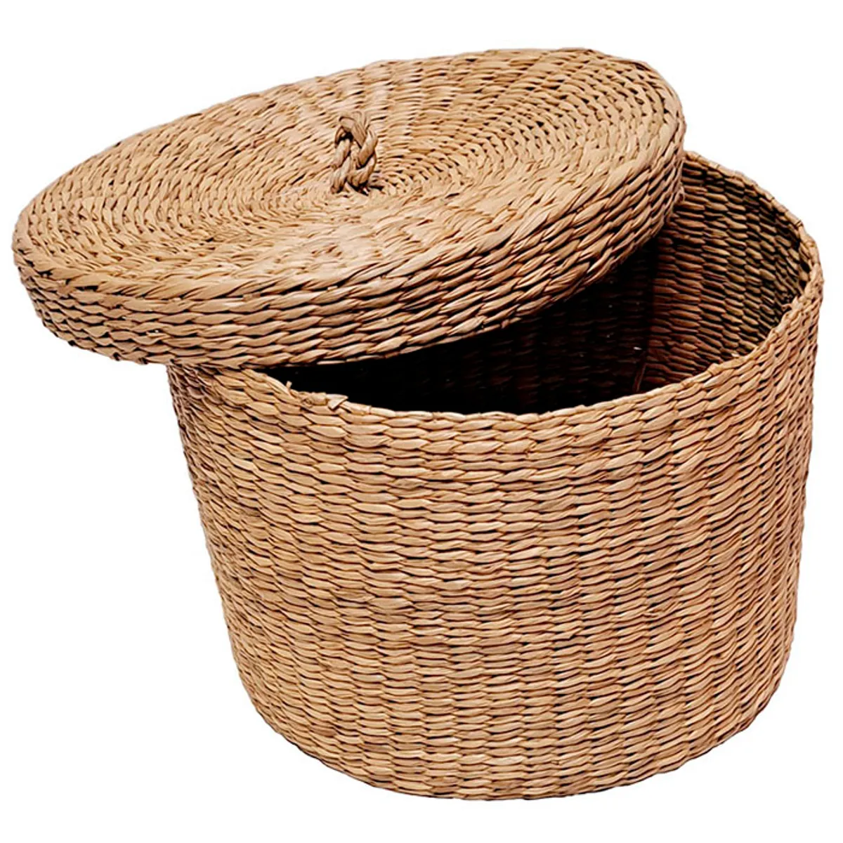 BRIC - Cesta de mimbre con tapa