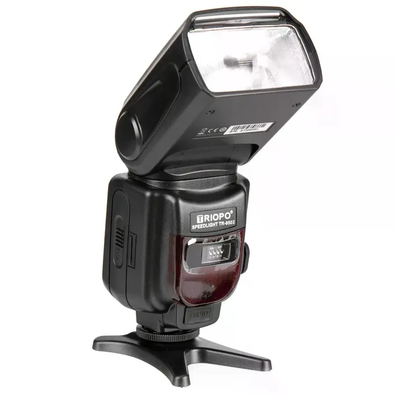 GENERICO - Triopo TR-950II Flash Para Cámara de Contacto Central Compatible Con Canon Nikon  Sony Fuji y Pentax