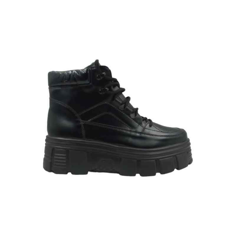 HERIEL - Zapatilla Negra Plataforma Mujer