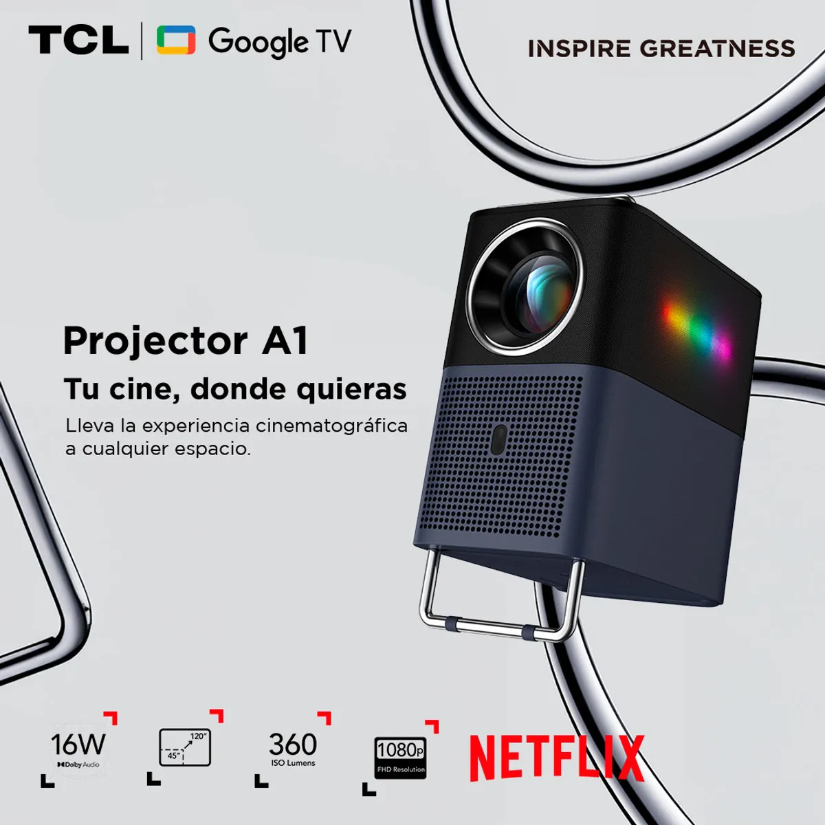 TCL - TCL PROYECTOR SMART A1 GOOGLE TV