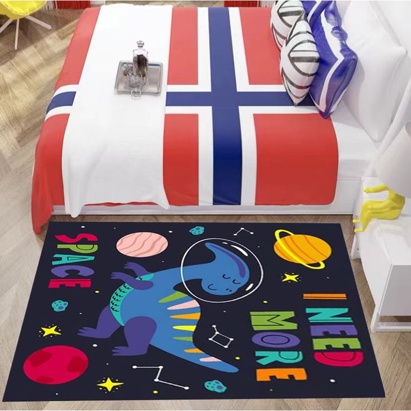 GENERICO - ALFOMBRA INFANTIL DE 120X160CM CON DINO SPACE WYM