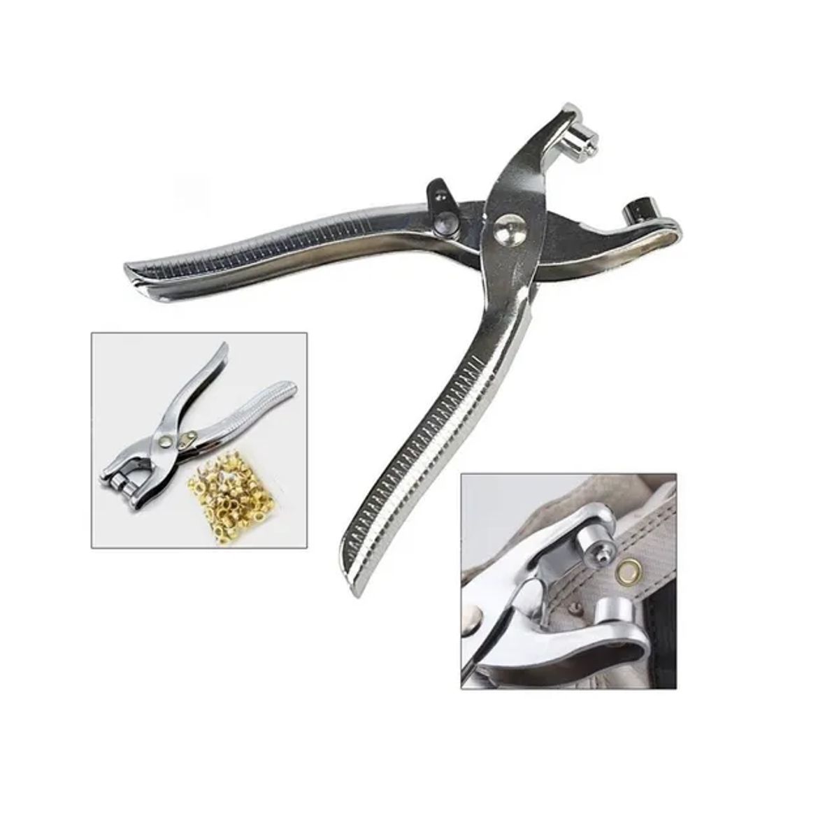 GENERICO - Perforador Con Remache Ojales Tipo Alicate Visking Dk-008