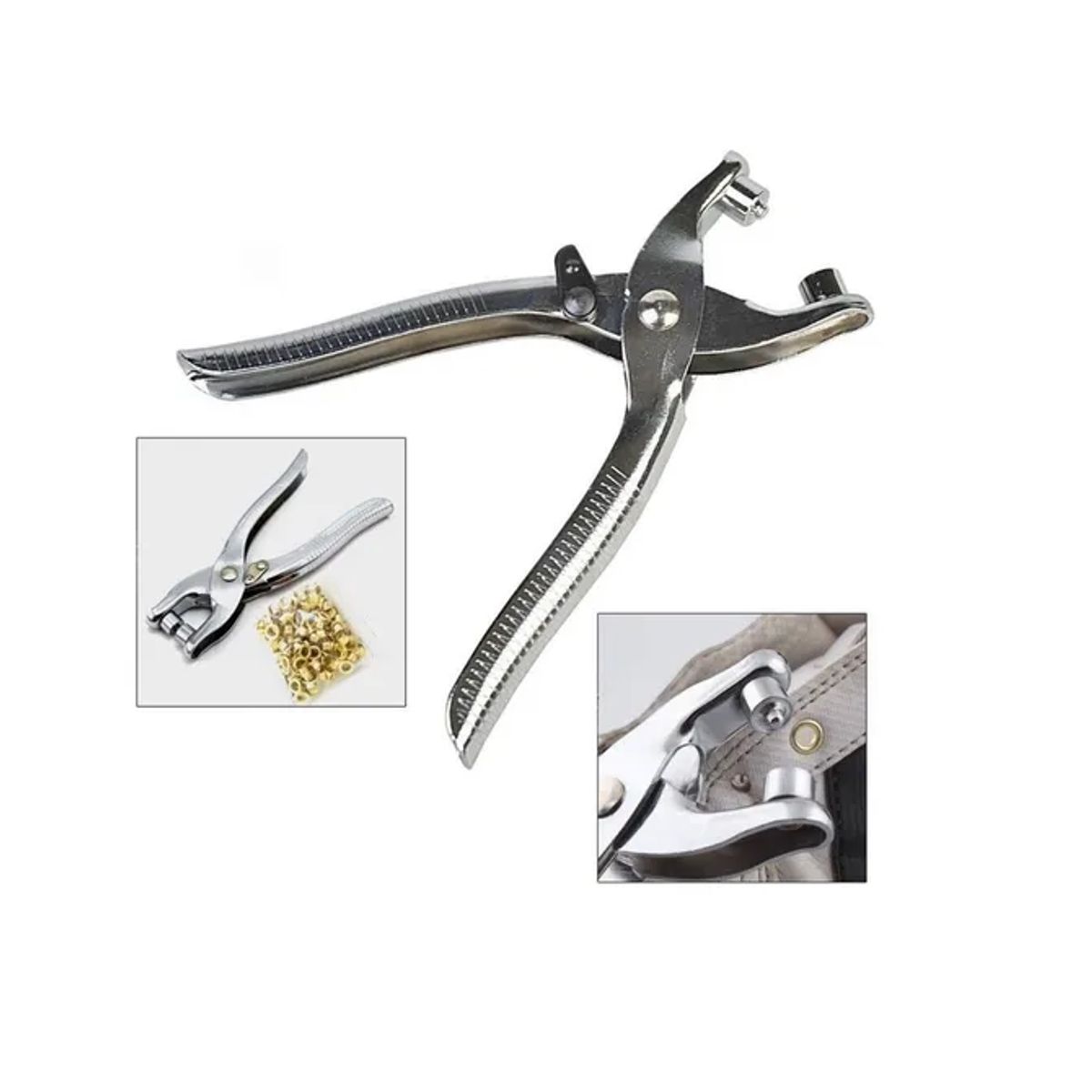 GENERICO - Perforador Con Remache Ojales Tipo Alicate Visking Dk-008