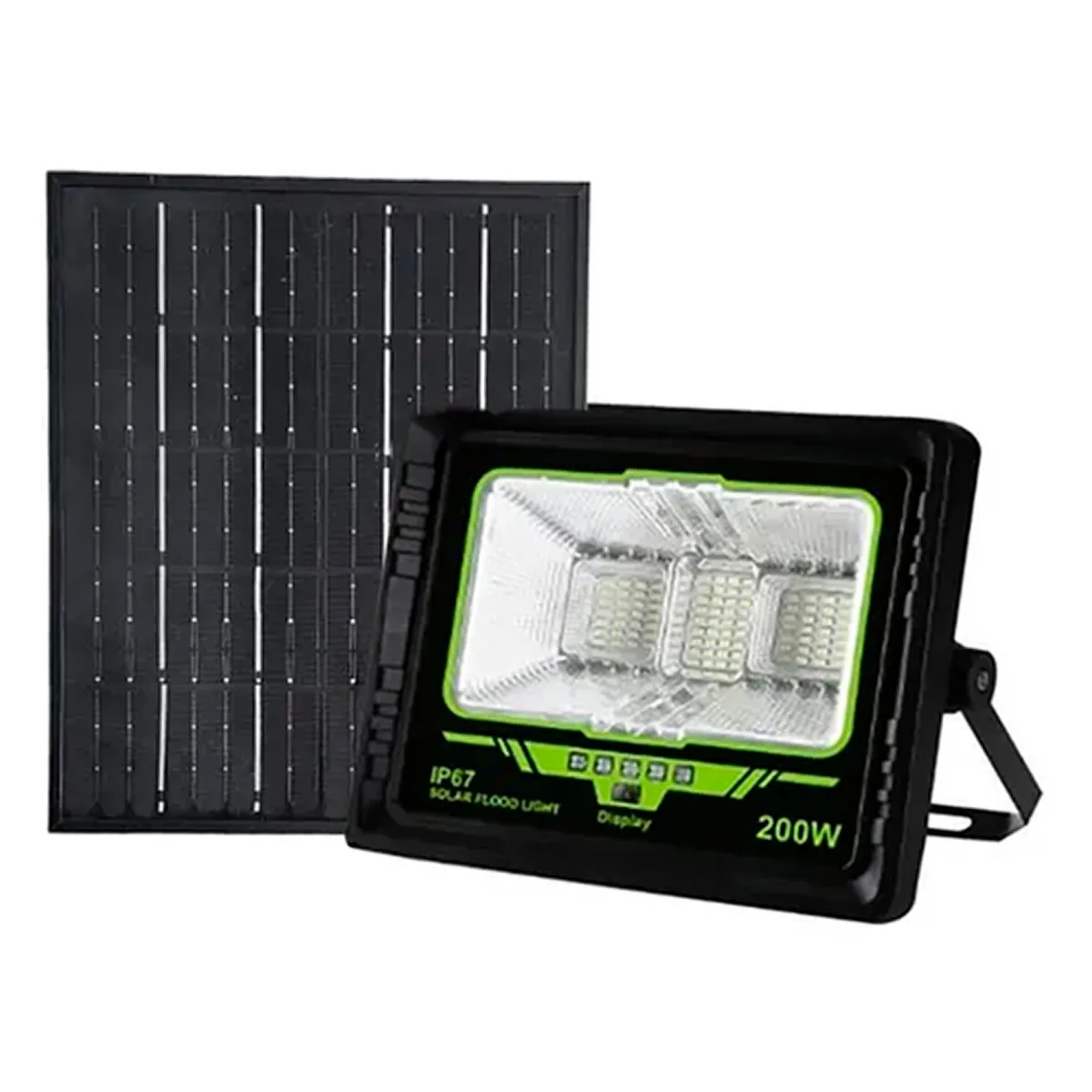 ESHOPANGIE - Foco Solar Reflector 200w Ip67 + Panel Solar +control Remoto
