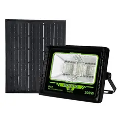 ESHOPANGIE - Foco Solar Reflector 200w Ip67 + Panel Solar +control Remoto