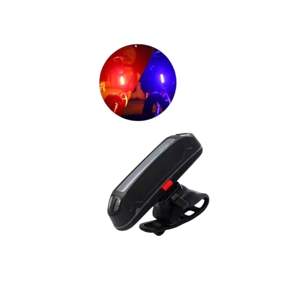 GENERICO - Luz Para Bicicleta Rojo y Azul