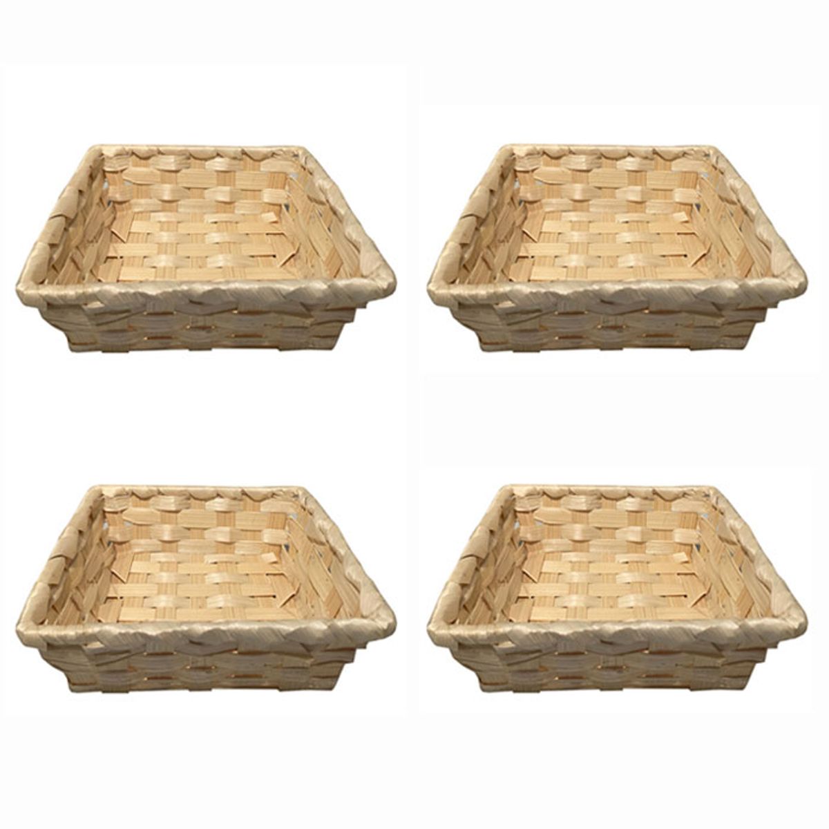 BRIC - Panera Cuadrada Natural Set De 4