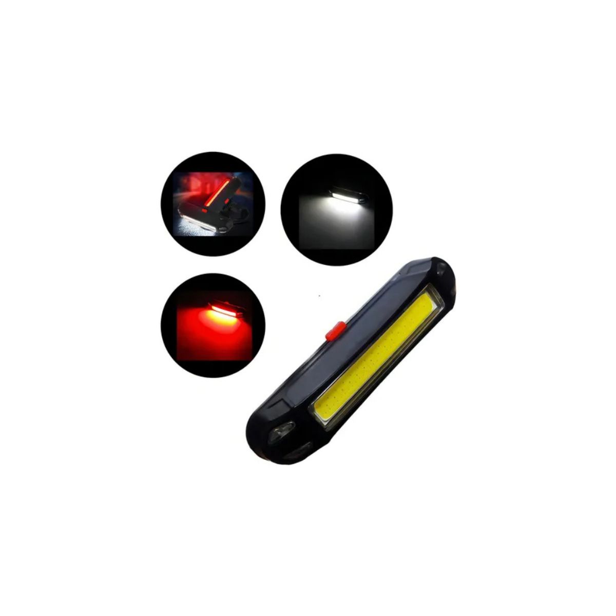 GENERICO - Luz Para Bicicleta Blanca y Roja