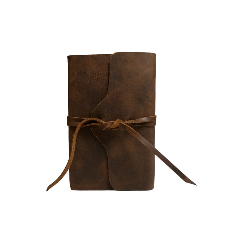 TRATUR - Libreta Futalefú de Cuero Café Tratur