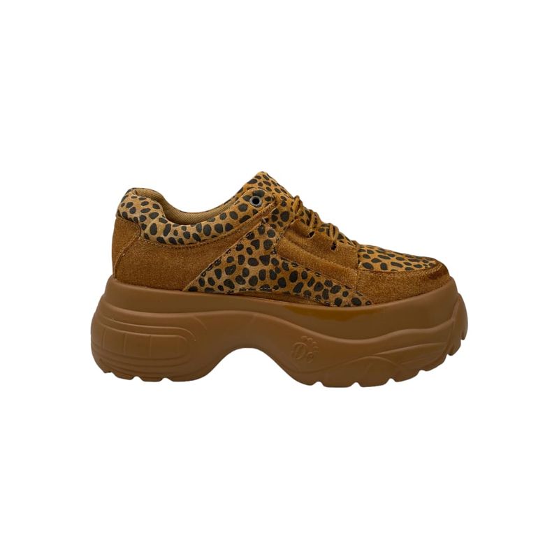 HERIEL - Zapatilla Camel Print Plataforma Mujer