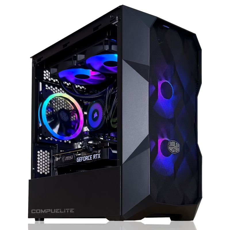 COMPU ELITE - PC Gamer Amd Ryzen 5 9600X 6-Core + 32GB DDR5 + RTX 5070 Ti 16GB
