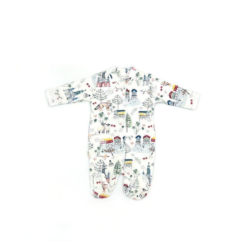 LITTLE BEE - Pijama Baby 100% algodón pima Chiloe