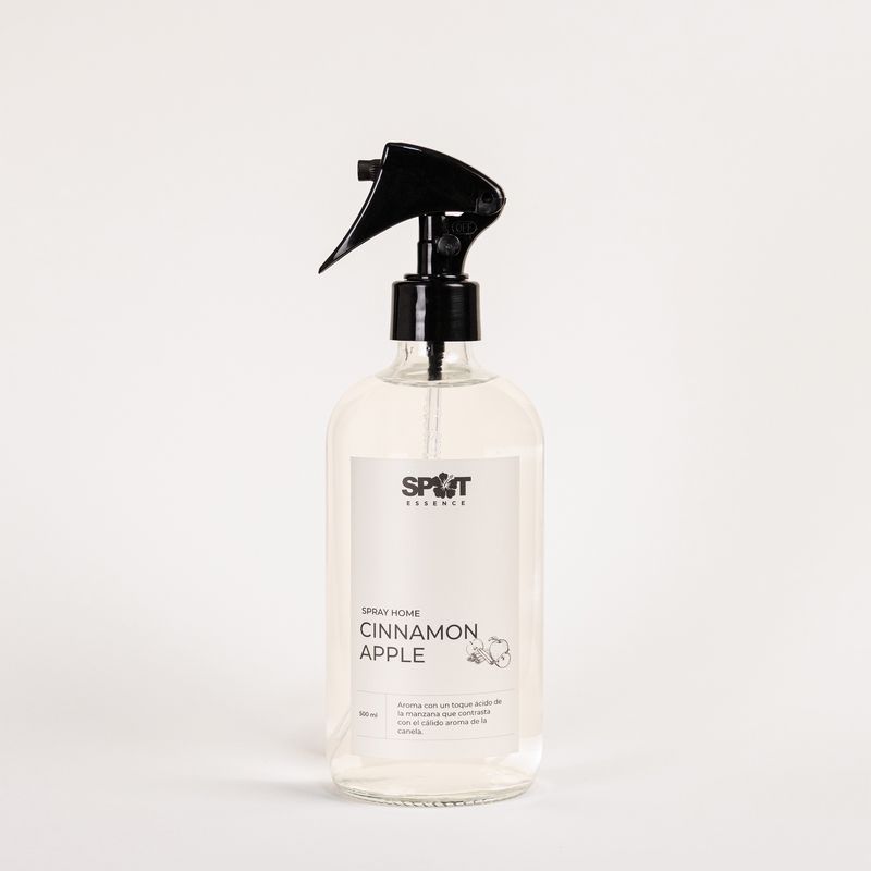 SPOT ESSENCE - Spray Home 500ml Cinnamon Apple Transparente
