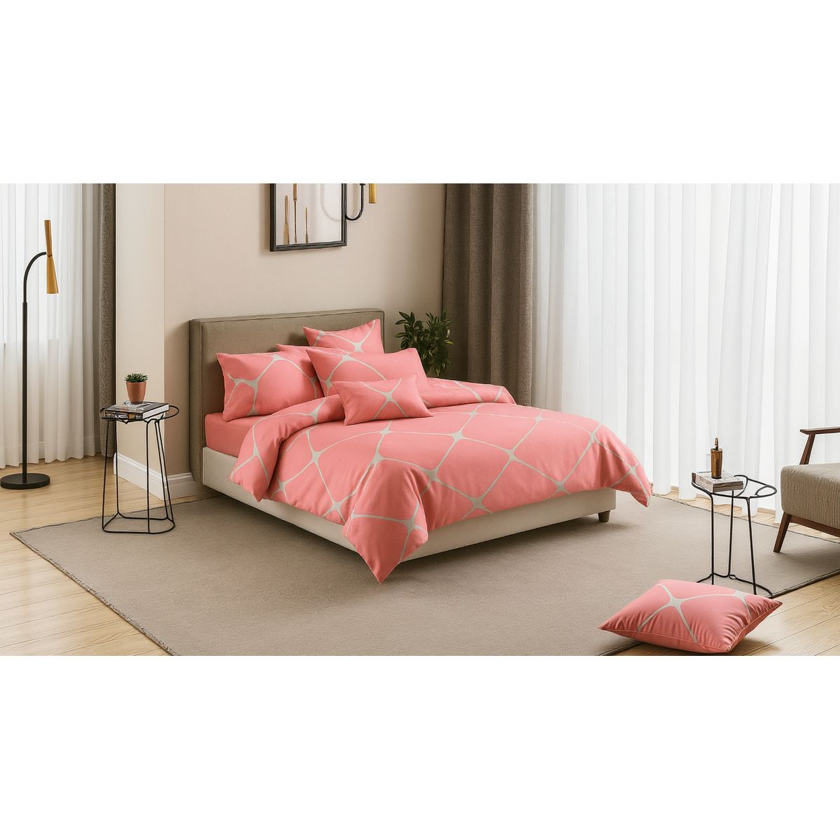 ARMONIA - Sabanas Plaza y Media De 800 Hilos Algodón Diseños Suaves