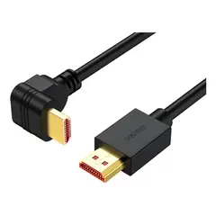 GENERICO - Cable Hdmi 1.5m Curvo 90 Grados 4k 2.0 Cable